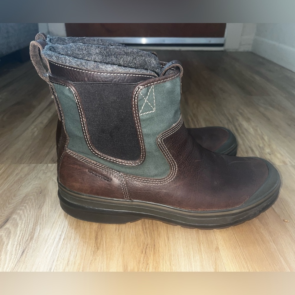 Clarks Mens Heavy Duty Weather Resistant Men‎ Shoes Boots Leather Brown US 10 M